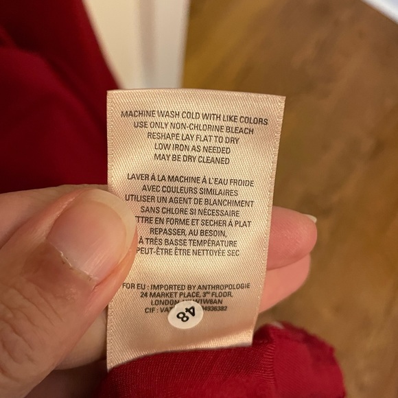 MAEVE | Anthropologie Lincoln Center Midi Dress in Red, Size Small - Picture 6 of 9